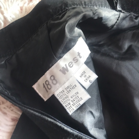 🎱VTG suede leather pencil skirt - Picture 5 of 8